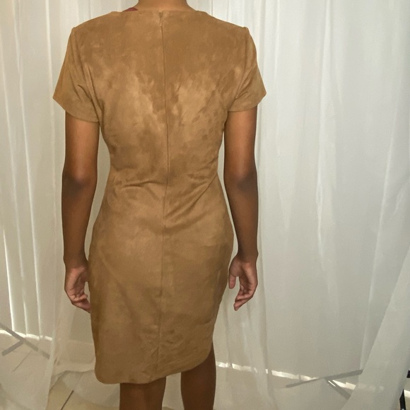 Express Tan Dress - Picture 3 of 6